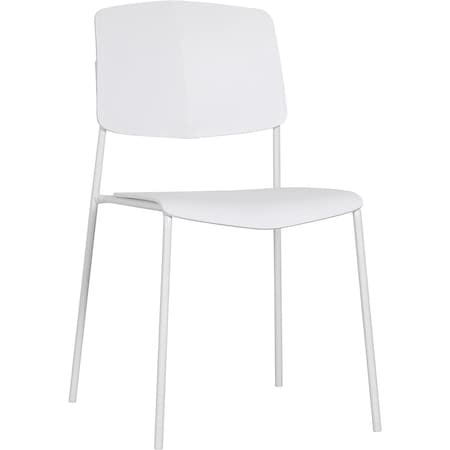 Isl Furnishings Zuho Modern Indoor Outdoor Chair 2, Zuho II - White, PR CH60DC-2PK-PP08